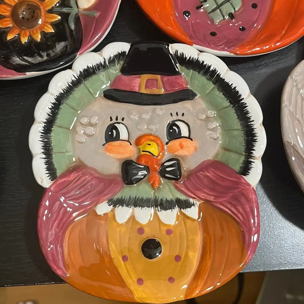 Johanna Parker Fall Thanksgiving Mini Plates Set of 5